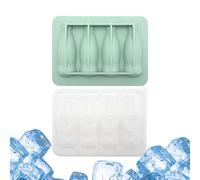 Ice Mould, 4 Compartments Bottle Shape | Tray 4 Compartments Easy Release, for Events Hot Home Bar Smoothies Cocktail