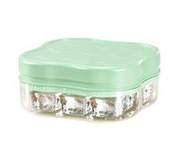 Ice Mould, 9 Compartments Press, Non-Stick Coating, Modern, Ice Cube Tray for the Freezer, for Cocktails, Bourbon, Coffee, Milk, Juice, Water, Home, Kitchen, Bar, Restaurant, Party, Summer