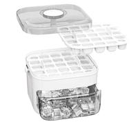 Ice Mould Box, Double Layer Tray, Non Stick Ices Mould, 50 Cavity Portable Ice Maker for Daily Life, Kitchen, Pool, Picnic, Camping, Vacation, Beverages, Whiskey, Cocktails, Sodas, Yogurt, Lemonade