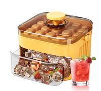 Ice Mould for Cocktails - Large Capacity Press Design, Ice Shape - Kitchen, Swimming Pool, Picnic Camping Holiday, Drinks Whiskey and Cocktails Drinks Juices