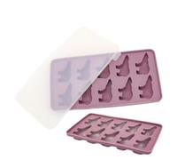 Ice Mould Whiskey | Adorable Polar Bear Silicone Mould with Lid Maker Ice Cubes 10 Shapes - Kitchen Utensils and Accessories for Coffee Fruits Chocolate Candy Food Camp