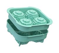 Ice moulds for golf balls, silicone ice mould for the freezer in 4 golf shapes, 3D mould, for preparing cocktails, vodka, juice, fruit jelly, chocolate, vanilla sauce, pudding