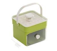 Ice Moulds, Ice Cube Tray with Handle and Removable Lid, Press System, Kitchen Aid for Drinks, Cocktails at Home and on the Go