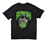 Ice Nine Kills Men's Wolf Cotton T-Shirt in Black | Size: Medium Ice Nine Kills Black M