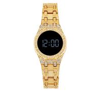 Ice Out Men's Watch Led Digital Watch Men's Gold Steel Band Watch Relogios Masculino