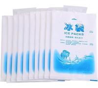 Ice Pack, 10pcs Reusable Ice Packs Gel Cooling Bags for Food Vegetable Wine Medical Industrial Use, Auto Water Absorption, Leakproof, Long Lasting Cold Pack (400ml)