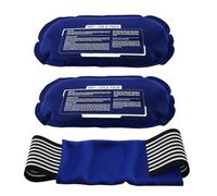 Ice Pack, 3-Piece Set Reusable Gel Ice Packs for Injuries Hot and Cold Compress Cooling Packs Freezable Gel Pack for Knee Shoulder Ankle Back and More Sports Pain Relief