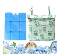 Ice Pack for Pet Cage Hot Weather Small Animal Cooling Bag | Dwarf Hamster Nest Ice Pack for Pet Parents Animal Lovers Office Bedroom Living Room Apartment Home Study Balcony Garden