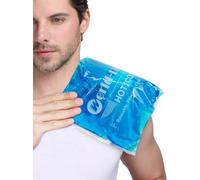 Ice Pack for Sports Injuries, Reusable Gel Ice Pack for Knee Ankle Neck Pain Relief, Hot Cold Compress Therapy Cooling Gel Packs for Swelling, Sprains, Cold Pack (L, 8.2'' *12.4'')