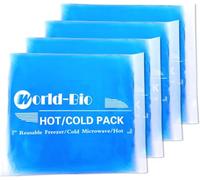 Ice Pack for Sports Injuries, Reusable Gel Ice Pack for Knee Ankle Neck Pain Relief, Hot Cold Compress Therapy Cooling Gel Packs for Swelling, Sprains, Cold Packs (S, 5.1'' * 6.4'')