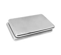 Ice Pack - Reusable Stainless Steel Bins, Metal Cooling Block | Scratch Resistant Cool Boxes, Portable Leakproof Picnic Bag Accessory | Freezer Contains 2 Pieces For Camping BBQ Beach Outdo