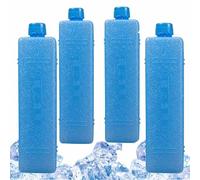 Ice Packs Cool Bag, Pack of 4 Packs for Cool Box, 200 ml Reusable Cooling Elements, Ultra Thin Cooling Element, Cool Bag, Cool Box, Ice Pack, Cooling Pads, Freeze Packs for Travel and Camping