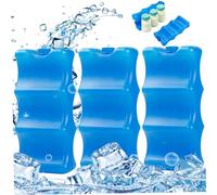 Ice Packs for Breastmilk Storage 3Pcs Bottle Ice Pack for Baby Milk Reusable Ice Packs Contoured Shape Lunch Boxes Breast Milk Storage for On The Go or Traveling Mom