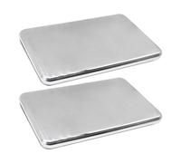Ice Packs For Cooler - 6.93 Inch Metal Cold Plates, Long Lasting Chilling Inserts, Portable Freeze Panels With Temperature Retention | Meal Prep Container Freshness Preservation Beach Barbecue Work