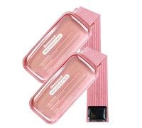 Ice Packs for Injuries Reusable, 2 Packs Hot and Cold Pack with Adjustable Strap, Flexible Ice Wraps Reusable for Joints and Muscle, Back, Knee Discomfort Relief (Pink)