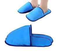 Ice Packs Slippers 2 Pack Hot Cold Therapy Gel Ice Slippers for Plantar Fasciitis, Feet Neuropathy Pain Relief, Foot Pain, Chemotherapy, Toe Pain, Swollen Feet, Gout Relief, Pregnancy Safe