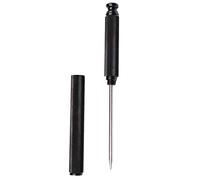 Ice Picks Aluminium Alloy Handle Stainless Steel Knife With Safety Cover Ice Tool Kitchen Tool for Restaurant Bar Home (Black)