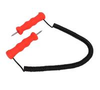 Ice Picks Kit Ergonomic Stainless Steel Handheld Ice Awls for Emergency Skating Fishing