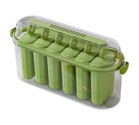 Ice Pop Mold - Molds, Ice Cream Molds, Handmade 6-Cavities With Easy Releasing, DIY Ice Cream Maker Boxes | For Dorm Party Apartment Summer Juice Yogurt Jam Jelly Pudding Fruit