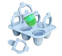 Ice Pop Mold - Reusable & Homemade Non-Stick Holder Tray | Pudding Ice Lolly Molds - For Chocolate, Candy, Food, Yogurt, Fruit Cakes and More