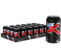 ICE Pro-X 330ml x 24 - Zero Sugar Fizzy Soft Drink - Bold Cola-Inspired Flavour with Crisp, Energizing Fizz - Ultimate Refreshing Soda Experience - Guilt-Free Taste & Hydration