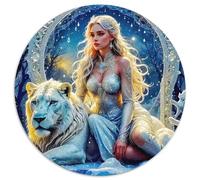 Ice Queen 1000 Piece Jigsaw Puzzle For Adults Educational Games Stress Relief Puzzle Exercise The Memory of The Brain For Adults Gifts 1000pcs (67.5x67.5cm)