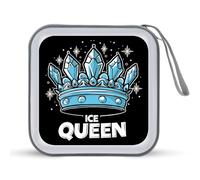 Ice Queen CD Case Portable DVD Storage Small CD Holder Organizer for Home Travel