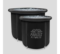 Ice Recovery Bath - Portable Cold Water Therapy - 300 Litre Phoenix Fitness Black One Size