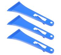 Ice Removal Scoop Ice Scraper 3pcs ABS Blue for Refrigerator Freezer Frost Removal with Special Handle Design