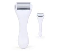 Ice Roller for Face and Eye 2 Pcs,Face Roller Skin Care for Puffiness,Migraine,Pain Relief,Eye Roller For Puffy Eyes Dark Circles,Stainless Steel Facial Roller (White)