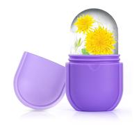 Ice Roller for Face and Eye, Facial Beauty Ice Roller Skin Care Tools, Ice Facial Cube, Gua Sha Face Massage, Silicone Ice Mold y (Purple)