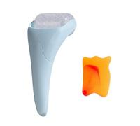 Ice Roller for Face & Eyes, Ice Roller to Tighten the Complexion, 2-in-1 Cooling Massager Against Swelling & Wrinkles, Roller Heads for Long-Lasting Cooling (Blue)