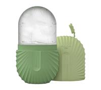Ice Roller, Ice Roller Face - Facial Ice Roller Cooling Ice Face Roller for Anti-Wrinkle with Massage Function for Face and Eyes After-Sun Care Including Silicone Protective Cover 6.2 x 4.4 x 11.4 cm