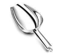 Ice Scoop 24Oz, Homikit Stainless Steel Big Scoop for Sweet Food Flour Candy, Kitchen Bar Garden Buffet Metal Scoop, Healthy & Sturdy, Mirror Finished & Dishwasher Safe, Large Size