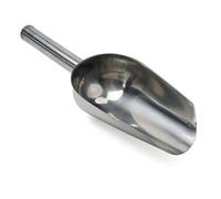 Ice Scoop 2pcs Candy Ice Scoops Metal Tools Stainless Steel Home Kitchen Shovel Flour(8 inches)