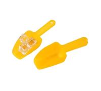 Ice Scoop 6Pcs Plastic Ice Shovel Flour Food Candy Ice Cream Scoop Dessert Rice Shovel Kitchen Frosted(Yellow 1pcs)