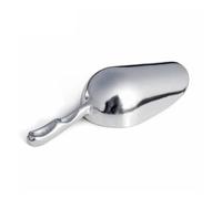 Ice Scoop Aluminum Ice Scoop Kitchen Food Candy Scoop Food Flour Candy Scoop(Stainless Steel 10oz)