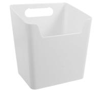Ice Scoop Holder Basket with Stable Bottom, Plastic White