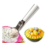 Ice Scoop | Stainless Steel With Trigger Mechanism For Kitchen - Ice Sandwich Spoon - For Dessert Buffet Party Kitchen Home Dough Fruit Popcorn Watermelon