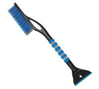 Ice Scraper Car with Broom Snow Brush Removable Ergonomic Non-Slip Soft Handle 68 cm Long with Large Edge Bristles Windscreen Scraper Paint Gentle Glass Scraper De-Icing Shovel Winter Au