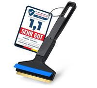 Ice Scraper for Car Windscreen 21cm - Brass Car Ice Scraper - fast, effortless & easy - Premium HIPS - Murska Brass Blade Windscreen Scraper for Car Window Scrapper & Squeege - Finland (Random Color)