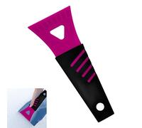 Ice Scraper for Car Windscreen, Plastic Winter Car Accessories, Frost Removal Auto Accessories Color Ice Scraper, Ice Snow Scrapper for Cars And Vans With Soft Grip for Cars, SUVs, Trucks (Hot Pink)