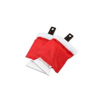 Ice Scraper for Car Windscreen with Warmer - Hand Mitt. Ice scraper with Gloves - 2pcs (Red)