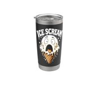 Ice Scream Funny Halloween Ice Cream Ghost Spooky Costume Stainless Steel Insulated Tumbler