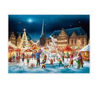 Ice Sculpture Bremen Limited Edition Richard Sellmer Advent Calendar 297x422mm