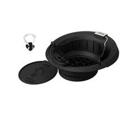 Ice Section and Temperature Gauge for Home Relaxation Ergonomic Foldable Silicon Face Tub Equipped Ice Submersion Face Bowl