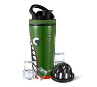 Ice Shaker Insulated Stainless Steel Shaker Bottle | 26oz, Bomber | Cold for 30+ Hours | Insulated Cup with Twist-on Agitator | Odor-Free Bottle for Protein Shakes, Water, Smoothies, Cocktails
