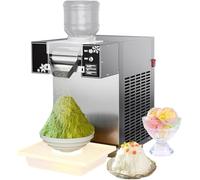 Ice Shaver Machine, Automatic Electric Snow Cone Maker, Commercial Ice Crush Machine for Smoothies and Desserts, Efficient Ice Flake Production