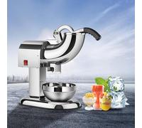 Ice Shaver Machine Electric Ice Crusher Stainless Steel Blade Compact Design for Home Restaurant Bar Commercial Use