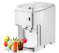 Ice Shaver Machine, Electric Snow Cone Maker, Adjustable Thickness Ice Cube Crusher, 120kg/h Ice Shaving Capacity
